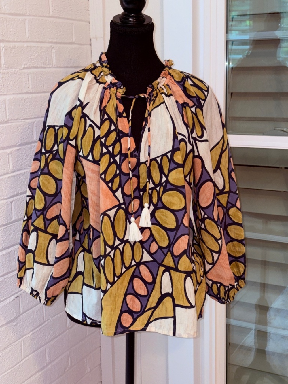 Celobella Erica Blouse Saguaro Print Women's XS - Picture 2 of 4
